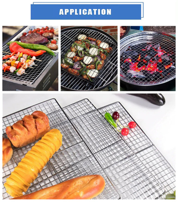 스테인리스 스틸 BBQ 와이어 랙 다른 액세서리와 연식 저항력