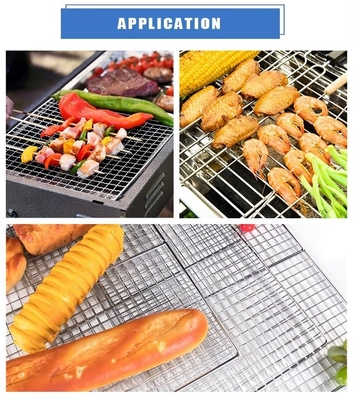 쉽게 청소 스테인레스 스틸 BBQ 와이어 맷