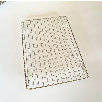 목탄 BBQ Grill Mesh 비 스틱 및 내구성 스테인레스 스틸을 사용 하 여 2cm / 5cm 다리 / 발