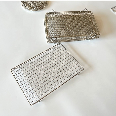 목탄 BBQ Grill Mesh 비 스틱 및 내구성 스테인레스 스틸을 사용 하 여 2cm / 5cm 다리 / 발