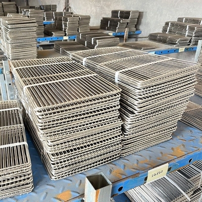 사용자 정의 할 수 있는 갈고리 공간과 열 저항 고르메트 바비큐 와이어  Mesh