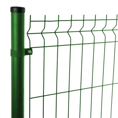 매시 크기 50*200/55*200mm Pvc 코팅 프레임 곡선 된 3D 장벽 패널