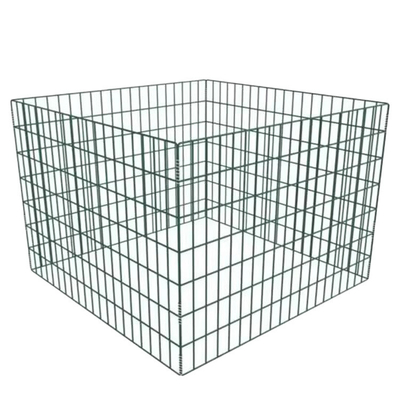 정원에서 유기 폐기물 재활용 100x45mm Mesh 및 정사각형의 내구성 철 철회망 콤포스트 비누