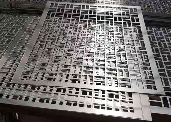 주문을 받아서 만들어진 관통되는 금속 메시 둥글고/구멍을 뚫고/사각 구멍