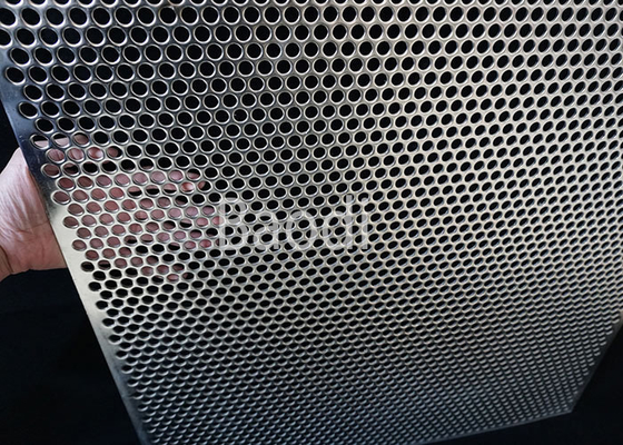 304l 316l 천공 스테인레스 스틸 메쉬 라운드 0.8mm 구멍
