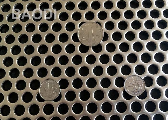 0.5mm 316L 천공된 철망사 라운드 스크린 필터