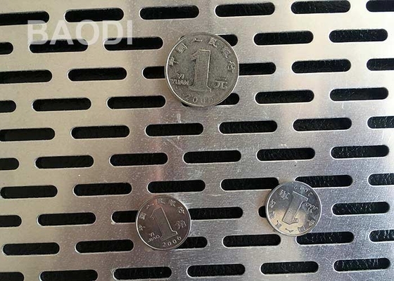 홈이 있는 구멍 보호 스크린 3.5mm 천공된 알루미늄 메쉬