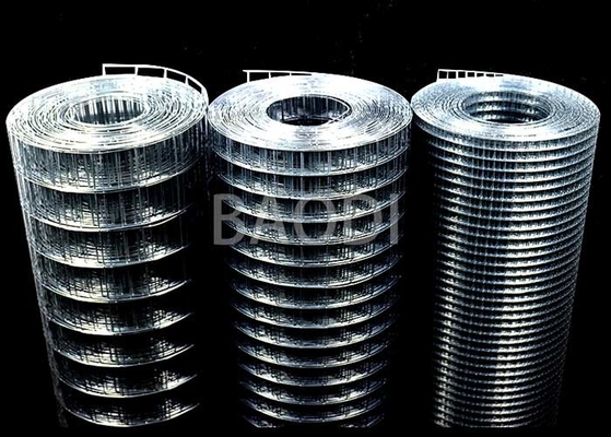 Construction 16 Gauge Plastic Coated Weld Mesh Steel Square Grid Galvanized